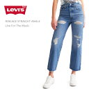 Levi's [oCX RIBCAGE STRAIGHT ANKLE Live For The Musicl[oCX nCCY Xg[g AN nCEGXg _[Wfj fB[XW[Y USA AJʃf