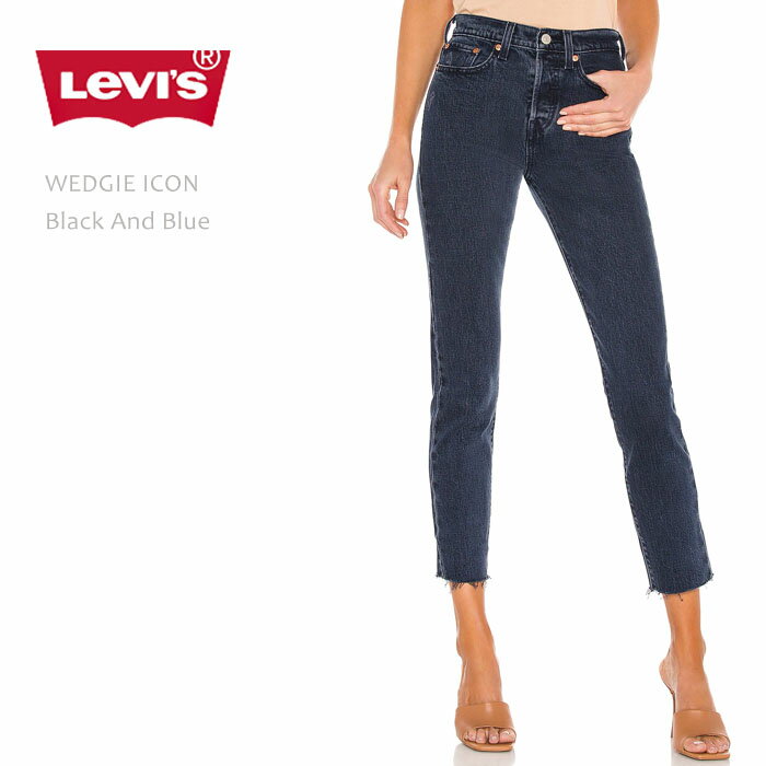 リーバイス ジーンズ レディース 【SALE】Levi's Premium リーバイス プレミアム WEDGIE ICON Black and Blueリーバイス レディース ジーンズ ハイライズデニム テーパードデニム ハイウエスト カットオフ レディースジーンズ Levis LEVIS levis