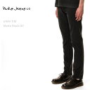 ヌーディージーンズ NUDIE JEANS ヌーディージーンズ GRIM TIM Matte Black ODヌーディージーンズ グリムティム ブラック デニム ブラックジーンズ デニムパンツ ストレートジーンズ メンズジーンズ nudie jeans co Nudie Jeans grim tim