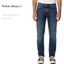 ヌーディージーンズ NUDIE JEANS ヌーディージーンズ GRITTY JACKSON Blue Slateヌーディージーンズ グリッティジャクソン レギュラーストレート ジーンズ メンズデニム デニムパンツ nudie jeans co
