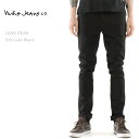 ヌーディージーンズ NUDIE JEANS ヌーディージーンズ LEAN DEAN Dry Cold Blackヌーディージーンズ リーンディーン タイトストレート メンズデニム ブラックデニム カラーデニム nudie jeans co