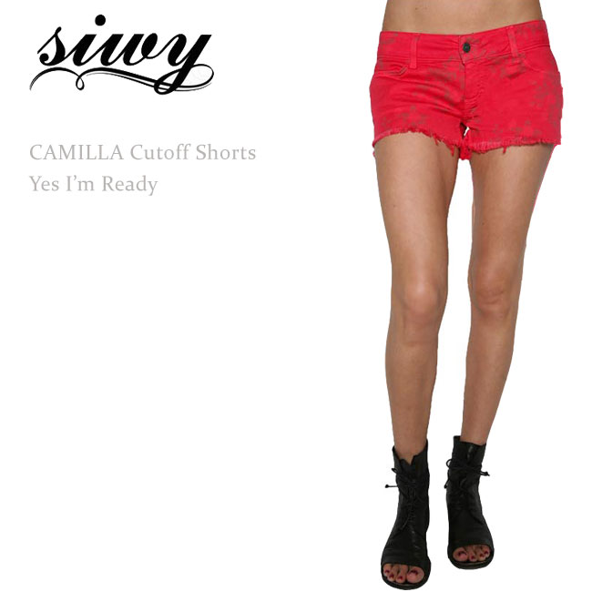 【SALE】Siwy（シィーウィー） Camilla Cut-Off Shorts Yes I'm Readyショートパンツ/デニムショート/デニム/ジーンズ
