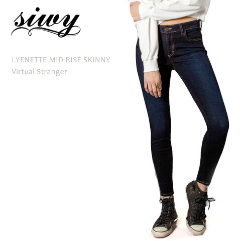 Siwy（シィーウィー）LYNETTE MID RISE SKINNY Virtual Stranger スキニー ミッドライズ クロップドデニム インディゴデニム