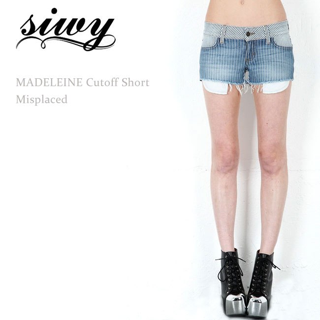 【SALE】Siwy（シィーウィー） Madeleine Cut-Off Short Misplacedカットオフショート/ショートデニム/ショートパンツ