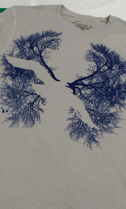 【SALE】Loomstate Men's Ss Crew Tee - Breath DeeperKnit T-Shirt