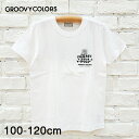 GROOVY COLORS グルーヴィーカラーズ 新作 天竺 RETRO STEREO Tシャツ 31632481 ブランド 子ども服 子供服 キッズ 男の子 女の子 Tシャツ トップス プルオーバー プリントTシャツ ロゴプリントTシャツ