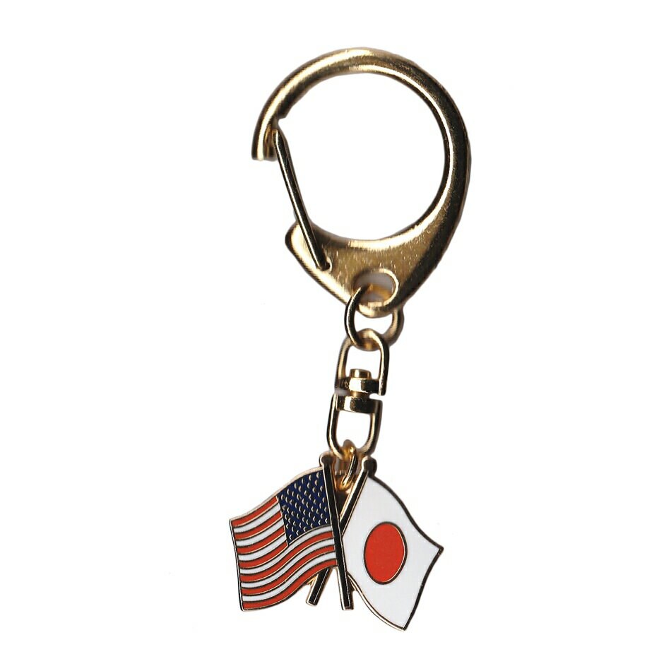 自衛隊グッズ キーホルダー 日米友好旗