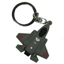 自衛隊 立体ラバーキーホルダー F-35 ライトニングII 自衛隊グッズ 自衛隊キーホルダー 航空自衛隊