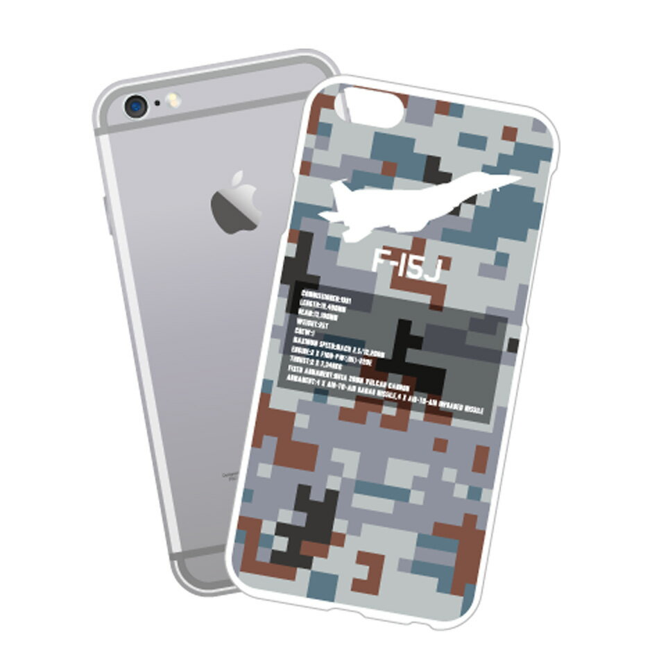 樂天商城 - 自衛隊グッズ スマートフォンケース F-15J イーグル iPhone 6 Plus