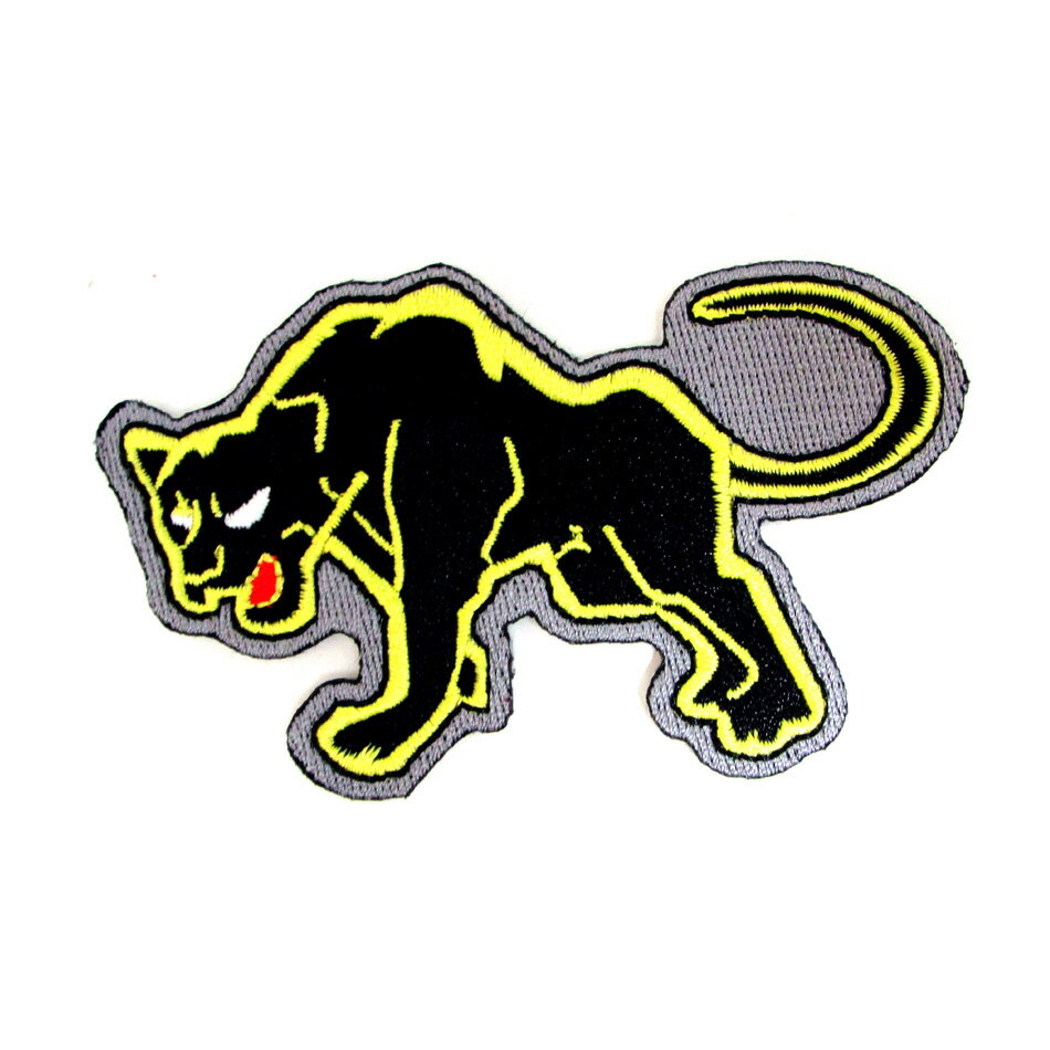 自衛隊 ワッペン 航空自衛隊 築城基地 第8飛行隊 部隊マーク パッチ 黒ヒョウ ベルクロ無し 自衛隊グッズ 自衛隊ワッペン