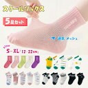 【最大20%OFFクーポン】 ソックス キッズ 女の子 スクールソックス 5足セット 甲部分メッシュ 薄手 S 12-14cm M 14-16cm L 16-1...