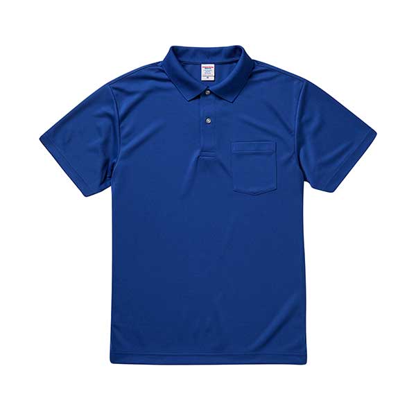 ポロシャツ 半袖 胸ポケット ドライ 速乾 UVカット メンズ レディース 無地 大きい 大きいサイズ 仕事 ビジネス イベント スタッフ 介護 作業 制服 ユ...