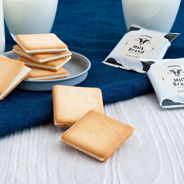 福岡 「糸島ミルクブランド」 ラングドシャ18枚 / クッキー 洋菓子 ギフト