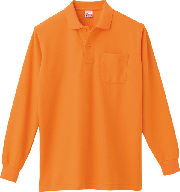 ポロシャツ 長袖 胸ポケット 鹿の子 UVカット 形状安定 メンズ レディース 無地 大きい 大きいサイズ 仕事 ビジネス イベント スタッフ 介護 作業 制服...