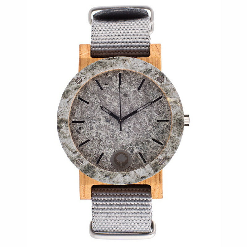 プラントウェア 木製腕時計 Double Silver -Oak- [Rawシリーズ]（ ※※ ご注文後、お届けまでに 2～3週間のお時間を頂戴いたします。）記念日　プレゼント　贈り物 　ギフト　誕生日