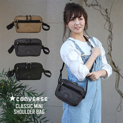 CONVERSE コンバース ブランド かばん ショルダーバッグ サコッシュ ミニショルダー レディース 旅行 アウトドア レジャー ロゴ カジュアル スポーティー 小さめ 斜めがけ あす楽 14019400