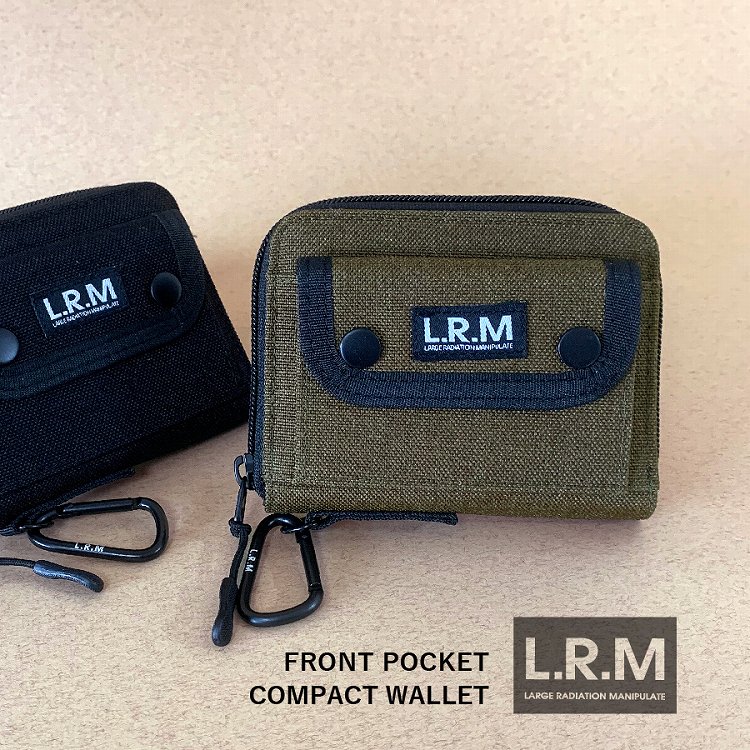 【メール便送料無料】LRM ミニ財布 ナイロンフラップ ミドル財布 コンパクト メンズ ボーイ 男の子 レディース ナイロン ロゴ lrm L.R.M l.r.m 高級感 プチプラ あす楽 cmk200705