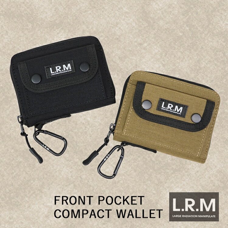 【メール便送料無料】LRM ミニ財布 ナイロンフラップ ミド