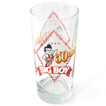 ビッグボーイ【BIG BOY】グラス コップ インテリア アンティーク アメリカン雑貨 ボブ ビール マニア コレクション【あす楽】