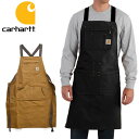 カーハート【carhartt】102483(103439) Firm Hand Duck Apron ダックエプロン BROWN BLACK エプロン ポケット 大工 作業着 DIY Brown Black 前掛け つなぎ【あす楽】