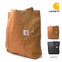 カーハート【carhartt】244702(B0000378) Vertical Open Tote トート バッグ マザーズバッグ 通勤 通学 ブラック ブラウン【あす楽】