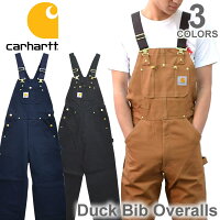カーハート【carhartt】R01DUCKBIBOVERALLダックブラウンオーバーオールサロペットユニフォーム大工作業着つなぎ【あす楽】【送料無料】