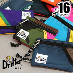 ドリフター 新色追加★【Drifter/ドリフター】KEY COIN POUCH キー コイン ポーチ キーケース パスケース コインケース カードケース ICカード 小銭 鍵 持ち運び便利 スモールサイズ メンズ レディース ギフト プレゼント 【ネコポス発送送料無料！】