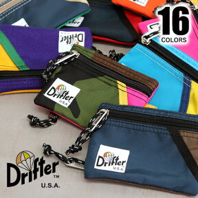 新色追加★【Drifter/ドリフター】KEY COIN POUCH キー コイン ポーチ キーケース パスケース コインケース カードケース ICカード 小銭 鍵 持ち運び便利 スモールサイズ メンズ レディース ギフト プレゼント 【ネコポス発送送料無料！】