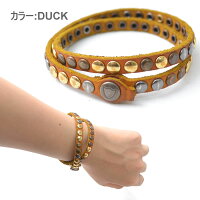 ハリウッドトレーディングカンパニー【HTC(HollywoodTradingCompany)】10.000ONELINEDOUBLEbrace全6color16WHTBR0032重レザーブレスレットヴィンテージハンドメイドスタッズメンズレディースユニセックスギフト
