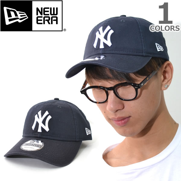 ニューエラ【NEW ERA】11591516(60235196) 9TWENTY ニューヨーク・ヤンキース　アジャスタブル　Adjustable　ネイビー × ホワイト キャップ 帽子【ネコポスのみ送料無料】
