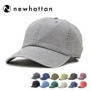 ニューハッタン【NEWHATTAN】1400 CAP ブリムキャップ /帽子 メンズ レディース 全12color デニム ヴィンテージ ウォッシュ 小物 ベースボール ファッション アウトドア 【ネコポス発送のみ送料無料】