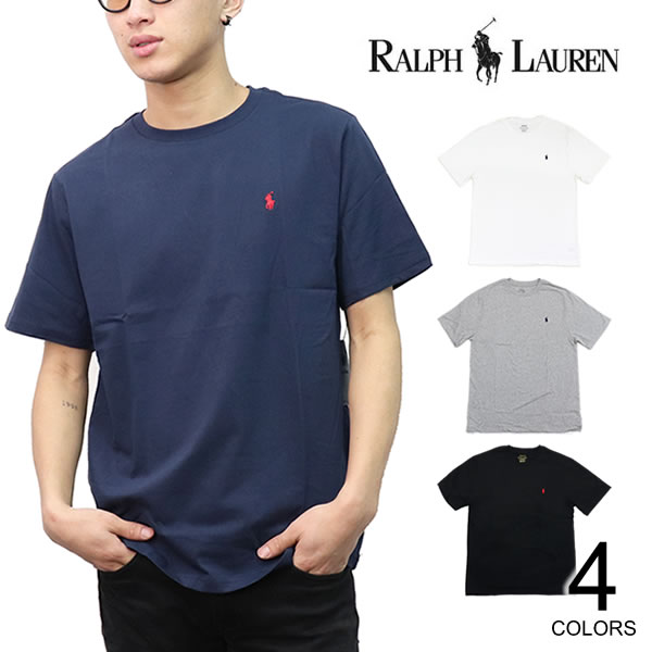 ポロ ラルフローレン【POLO RALPH LAUREN 】 323674984 ボーイズサイズ ベーシック Tシャツ クルーネック メンズ レディース 男性 ポニー コットン トップス 半袖 シンプル WHITE NAVY BLACK GREY 【ネコポス発送のみ送料無料】