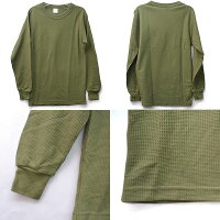 ロスコ【Rothco】THERMALKNITUNDERWEARサーマルニットアンダーウェアナチュラル/ブラック/オリーブ/ウッドランドカモロンTメール便発送可【あす楽】
