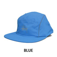 ステューシー【STUSSY】132883REFLECTIVEPIPINGCAMPCAPキャップストリートスチューシーstussyバックルサイズ調整可能ナイロンメンズ帽子人気BLACKBLUE【ネコポス発送のみ送料無料】