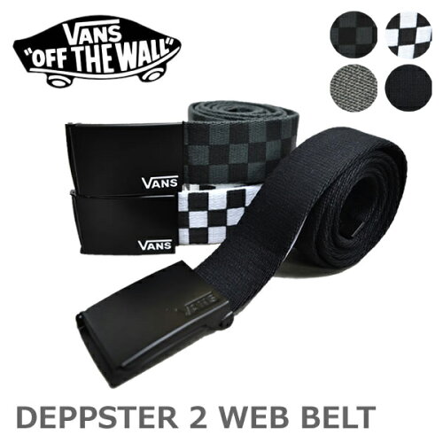 バンズ【VANS】ガチャベルト DEPPSTER 2 WEB BELTバンズ【VANS】ガチ...