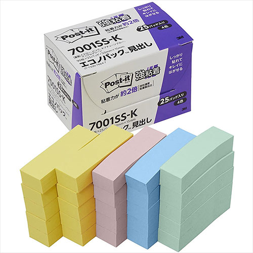 3M Post-it |XgCbg GRmpbN So pXe 4FF 3M-7001SS-Ky[J[z