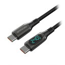 TIKTAALIK LCDディスプレイ付き 240W PD USB-C to Cケーブル (1.5m) TT25258【メーカー直送】