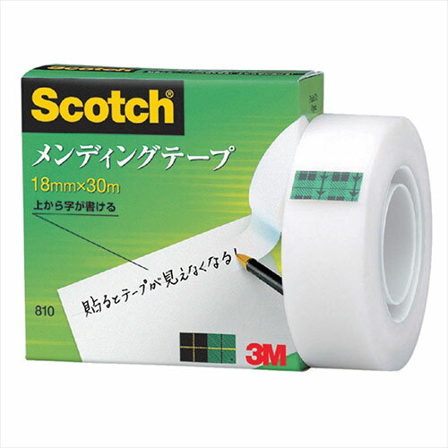 10ĥåȡ 3M Scotch å ǥ󥰥ơ 18mm Ȣ 3M-810-1-18X10ڥ᡼ľ