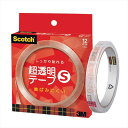 【20個セット】 3M Scotch スコッチ 超透明テープS 紙箱入 12mm幅 3M-BH-12NX20【メーカー直送】