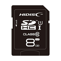 【5個セット】 HIDISC SDHCカード 8GB CLASS10 UHS-1対応 超高速転送 Read70 HDSDH8GCL10UIJP3X5【メーカー直送】