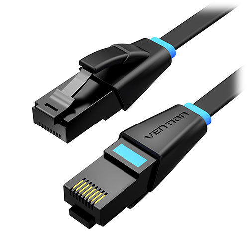 VENTION Cat.6 UTP 薄型LANケーブル 8m Black IB-3963【メーカー直送】 VENTION Cat.6 UTP 薄型LANケーブル 8m Black IB-3963【メーカー直送】
