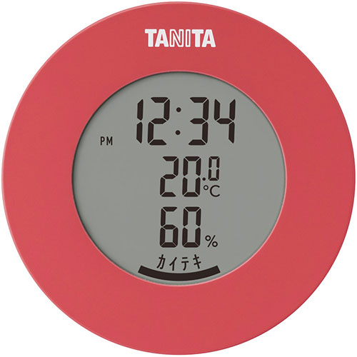 タニタ デジタル温湿度計 ピンク K20157517【メーカー直送】