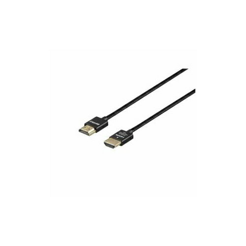BUFFALO バッファロー Premium HDMIケーブル スリムモデル 「BSHDPSシリーズ」 ブラック 2.0m BSHDPS20BK●高画質4K/Ultra HDに完全対応。Premium HDMI Cable認証取得済 最新フォーマットUltra HDに対応したプレミアムHDMIケーブルです。 プレミアムHDMIの必須仕様でもあるEMI対策(ノイズ対策)により映像・音声の信号を確実に伝送します。 ※テレビ、接続機器共に4K 60p/4K HDR、18Gbps伝送の対応が必要になります。 18Gbps高速伝送対応 既存の4K映像信号で規定されていた伝送速度10.2Gbpsの帯域から、HDR等のハイスペック映像を伝送できる18Gbpsの帯域に拡大された規格に対応しています。 4K 60p 36/24bit対応 HDMI Ver.2.0で規定された4K/60pのYCbCr 36bit/4:2:2、24bit/4:4:4映像の伝送に対応し、4K 60pのフルスペック映像が楽しめます。 高画質技術 HDR(ハイダイナミックレンジ)対応 HDR(ハイダイナミックレンジ)とは映像に記録できる明るさ情報(輝度)のレンジを拡大する技術。くっきりとした明暗差でよりリアルな映像を実現します。 色域規格 BT.2020対応 従来のHD規格の色深度BT.709では、ポインターカラー(実在する表面色の深度)データベースのカバー率は74.4%でしたが、BT.2020では99.9%となり、より豊かな色表現が可能になります。 ●取り回ししやすいスリムケーブル 取り回ししやすい直径4.4mmのスリムケーブルを採用。機器の接続をすっきり配線できます。 ※BSHDPS20はケーブル径4.8mm ●高画質を実現する外部ノイズ軽減構造 高いシールド特性で映像信号への影響を抑えるため、安心して高画質映像をお楽しみ頂けます。 ●イーサネット(ネットワーク接続)に対応したHDMIケーブル イーサネットに対応したHDMIケーブル。HDMIケーブル上で100Mbpsのネットワーク通信が可能になるHEC(HDMI イーサネットチャンネル)に対応しています。 ※テレビ、接続機器共にHDMIイーサネットチャンネルの対応が必要になります。 ●ARC(オーディオリターンチャンネル)に対応 デジタル音声を、ハイビジョンTVなどのHDMI受信側からAVアンプなどの送信側へ伝送できるARC(オーディオリターンチャンネル)に対応。音声をTVからAVアンプへHDMIケーブル1本で伝送が可能です。 ※接続するAV機器がARC(オーディオリターンチャンネル)に対応している必要があります。 ●RoHS基準値準拠 2006年7月からEU圏で施行された電気・電子機器に対する特定有害物質使用制限指令「RoHS指令」の基準値に準拠しています。対応機種 HDMI接続に対応する下記機器 ・Ultra HDブルーレイ対応機器 ・レコーダー ・パソコン、ゲーム機 等 対応解像度 4K2K対応(4096×2160ピクセル) ※最大帯域幅18Gbpsまでの映像に対応しています。 [HDMI規格] Premium HDMI Cable認証取得済 ・4K/60p[36/24bit]対応 ・HDR対応 ・BT.2020対応 ・HIGH SPEED with イーサネット対応 ・HDMIイーサネットチャンネル(HEC)対応 ・ARC(オーディオリターンチャンネル)対応 ・3D映像対応 ・Deep color対応 ・CEC(基本リンク機能)対応 ・Auto Lip-Sync対応 伝送速度:18Gbps コネクター形状:HDMIプラグ(タイプA-19ピン)HDMIプラグ(タイプA-19ピン) 製品構成:本体(1本)BUFFALO バッファロー Premium HDMIケーブル スリムモデル 「BSHDPSシリーズ」 ブラック 2.0m BSHDPS20BK●高画質4K/Ultra HDに完全対応。Premium HDMI Cable認証取得済 最新フォーマットUltra HDに対応したプレミアムHDMIケーブルです。 プレミアムHDMIの必須仕様でもあるEMI対策(ノイズ対策)により映像・音声の信号を確実に伝送します。 ※テレビ、接続機器共に4K 60p/4K HDR、18Gbps伝送の対応が必要になります。 18Gbps高速伝送対応 既存の4K映像信号で規定されていた伝送速度10.2Gbpsの帯域から、HDR等のハイスペック映像を伝送できる18Gbpsの帯域に拡大された規格に対応しています。 4K 60p 36/24bit対応 HDMI Ver.2.0で規定された4K/60pのYCbCr 36bit/4:2:2、24bit/4:4:4映像の伝送に対応し、4K 60pのフルスペック映像が楽しめます。 高画質技術 HDR(ハイダイナミックレンジ)対応 HDR(ハイダイナミックレンジ)とは映像に記録できる明るさ情報(輝度)のレンジを拡大する技術。くっきりとした明暗差でよりリアルな映像を実現します。 色域規格 BT.2020対応 従来のHD規格の色深度BT.709では、ポインターカラー(実在する表面色の深度)データベースのカバー率は74.4%でしたが、BT.2020では99.9%となり、より豊かな色表現が可能になります。 ●取り回ししやすいスリムケーブル 取り回ししやすい直径4.4mmのスリムケーブルを採用。機器の接続をすっきり配線できます。 ※BSHDPS20はケーブル径4.8mm ●高画質を実現する外部ノイズ軽減構造 高いシールド特性で映像信号への影響を抑えるため、安心して高画質映像をお楽しみ頂けます。 ●イーサネット(ネットワーク接続)に対応したHDMIケーブル イーサネットに対応したHDMIケーブル。HDMIケーブル上で100Mbpsのネットワーク通信が可能になるHEC(HDMI イーサネットチャンネル)に対応しています。 ※テレビ、接続機器共にHDMIイーサネットチャンネルの対応が必要になります。 ●ARC(オーディオリターンチャンネル)に対応 デジタル音声を、ハイビジョンTVなどのHDMI受信側からAVアンプなどの送信側へ伝送できるARC(オーディオリターンチャンネル)に対応。音声をTVからAVアンプへHDMIケーブル1本で伝送が可能です。 ※接続するAV機器がARC(オーディオリターンチャンネル)に対応している必要があります。 ●RoHS基準値準拠 2006年7月からEU圏で施行された電気・電子機器に対する特定有害物質使用制限指令「RoHS指令」の基準値に準拠しています。対応機種 HDMI接続に対応する下記機器 ・Ultra HDブルーレイ対応機器 ・レコーダー ・パソコン、ゲーム機 等 対応解像度 4K2K対応(4096×2160ピクセル) ※最大帯域幅18Gbpsまでの映像に対応しています。 [HDMI規格] Premium HDMI Cable認証取得済 ・4K/60p[36/24bit]対応 ・HDR対応 ・BT.2020対応 ・HIGH SPEED with イーサネット対応 ・HDMIイーサネットチャンネル(HEC)対応 ・ARC(オーディオリターンチャンネル)対応 ・3D映像対応 ・Deep color対応 ・CEC(基本リンク機能)対応 ・Auto Lip-Sync対応 伝送速度:18Gbps コネクター形状:HDMIプラグ(タイプA-19ピン)HDMIプラグ(タイプA-19ピン) 製品構成:本体(1本)