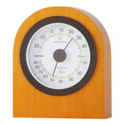 EMPEX 温度・湿度計 ベルモント 温度・湿度計 置用 TM-682 メープル【メーカー直送】