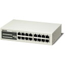 BUFFALO バッファロー バッファロー10 100MスイッチングHub 金属筐体 電源内蔵モデル 16ポート LSW3-TX-16NSR【メーカー直送】