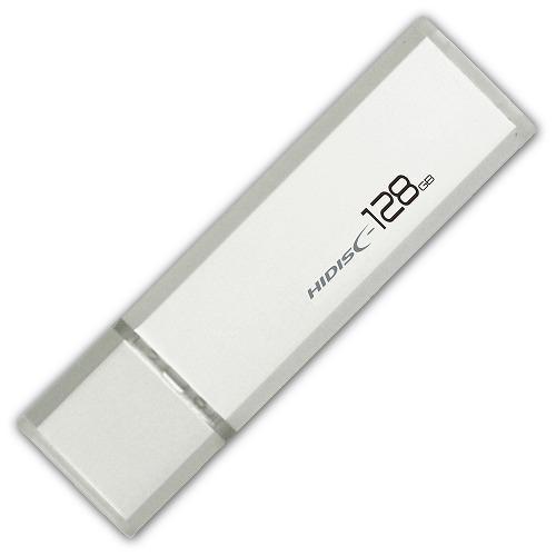 HIDISC USB 3.0 フラッシュドライブ 128GB シルバー キャップ式 HDUF114C128G3【メーカー直送】
