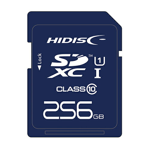 HIDISC 超高速SDXCカード 256GB CLASS10 UHS-I 対応 HDSDX256GCL10UIJP3【メーカー直送】