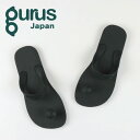 【マラソンP5倍】サンダル レディース グルズ Gurus ブラック ネイチャー GurusNature ビーチサンダル ユニセックス 厚底 サステナブル タウンユース 旅行 アウトドア ジェンダーレス