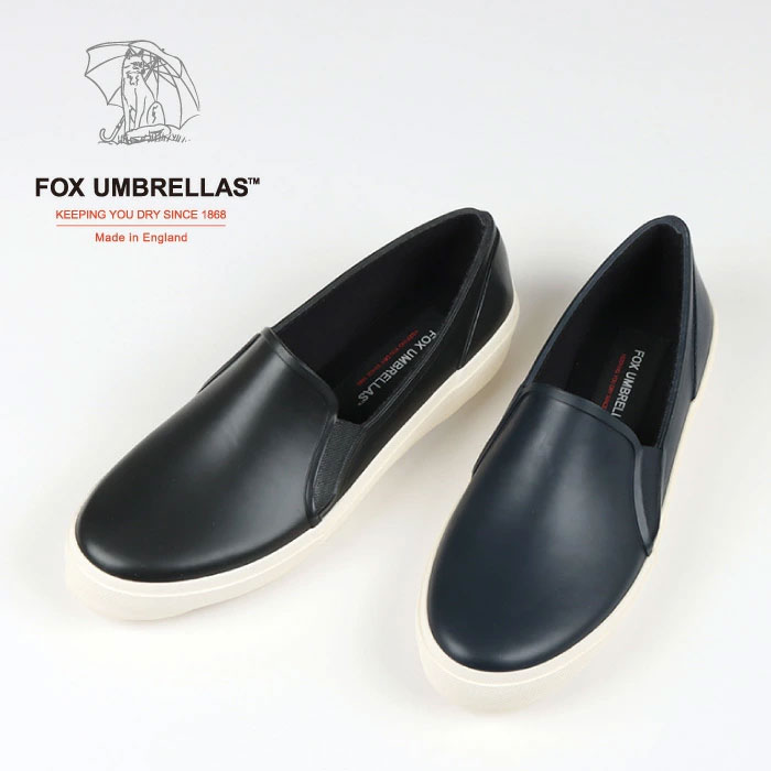 フォックスアンブレラ FOX UMBRELLAS slip on スリッポン レインシューズ レインスニーカー