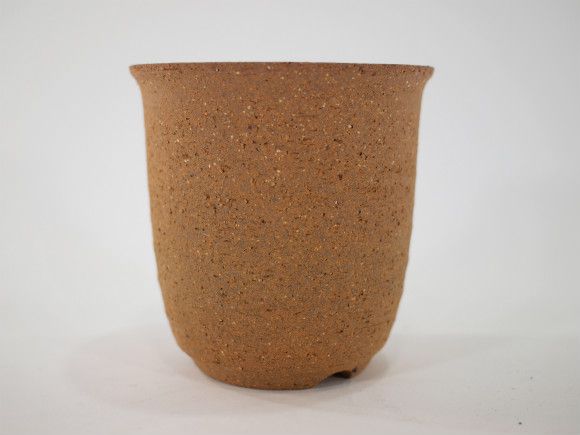 信楽焼 盆栽鉢 植木鉢 素焼き鉢 陶器鉢 切立ラン 幅 約 9.5cm 高さ 約 10cm 3号 3.5号 3号鉢 ミニ盆栽 山野草 豆盆栽 園芸 花苗 ミニ盆栽用 小さい鉢 陶器 植え替え 鉢